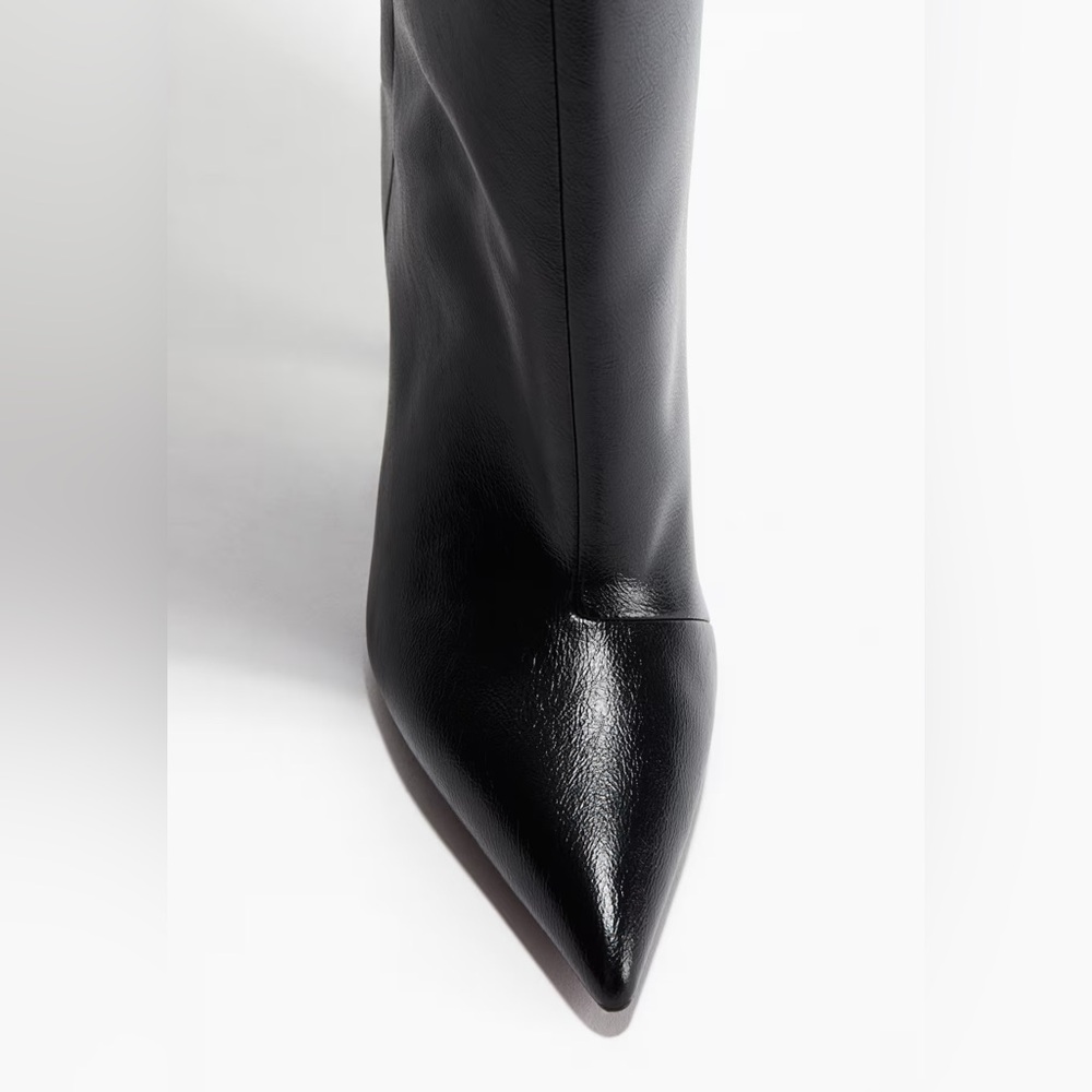 H&M Black Over the Knee Boots - Picture 3 of 10